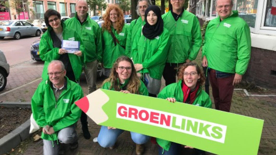 Enthousiaste actieve Schiedamse GroenLinksers