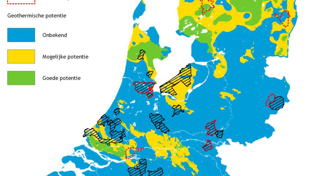 Geothermische potentie voor grootschalige warmtenetten