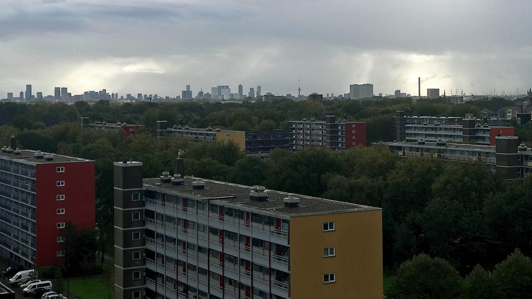 Schiedam Groenoord in vogelvlucht Schiedam Groenoord in vogelvlucht