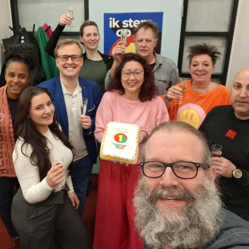 De nieuwe fractie van GLPvdAPS