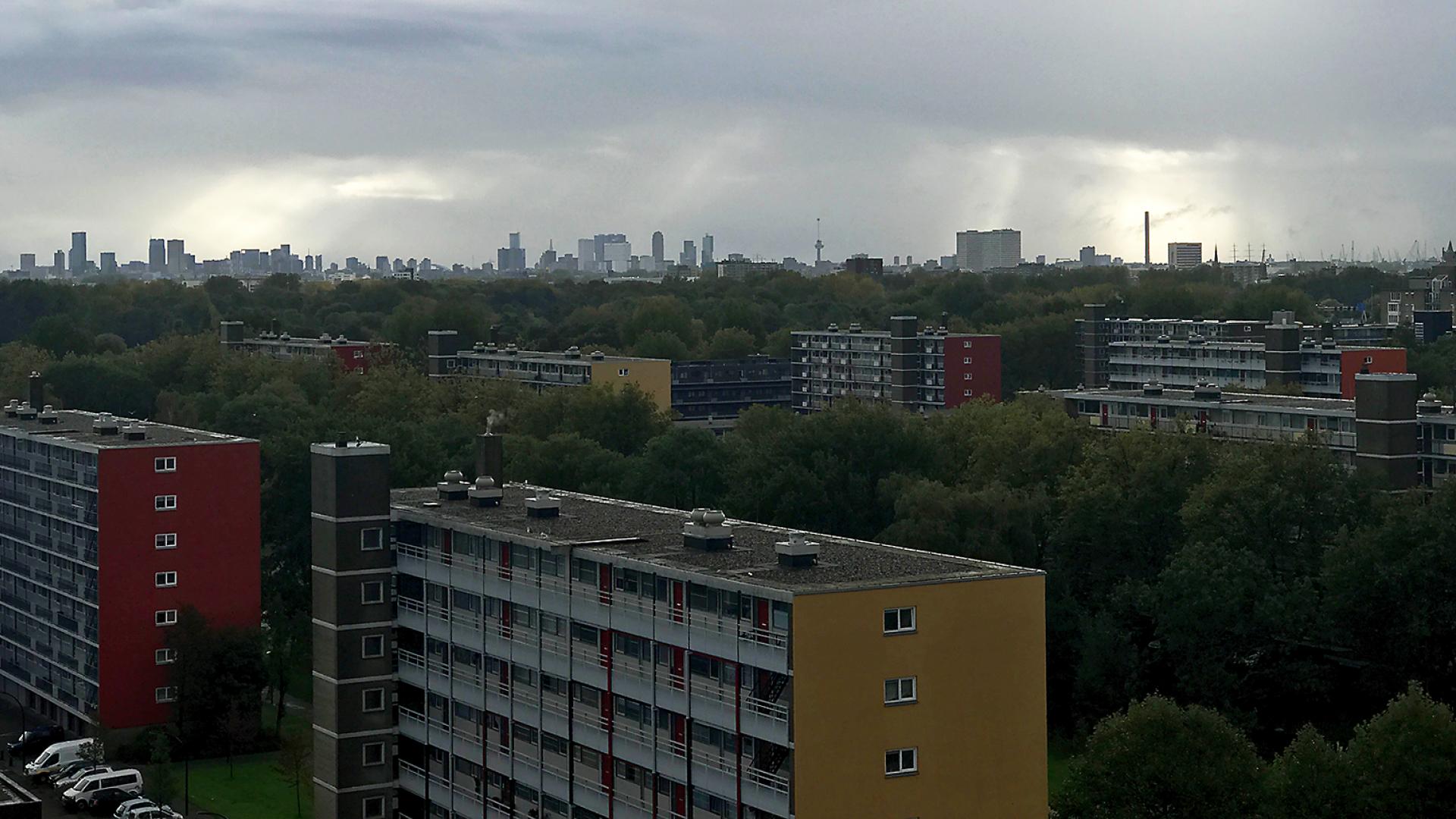 Schiedam Groenoord in vogelvlucht