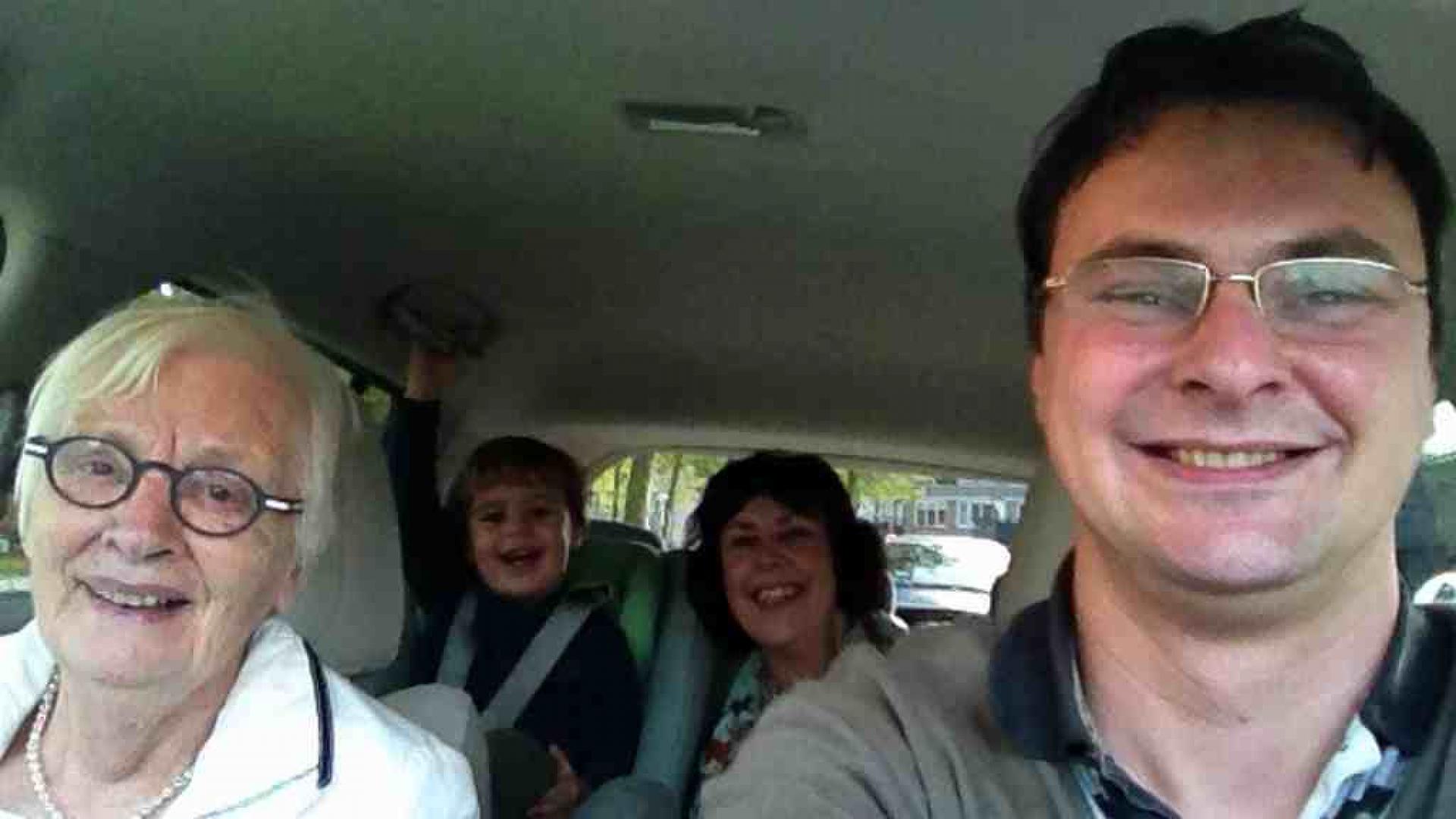 Proefrit van Jeroen Ooijevaar in elektrische auto