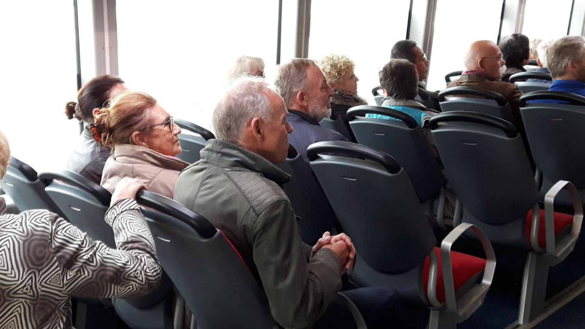 Proefvaart met de waterbus